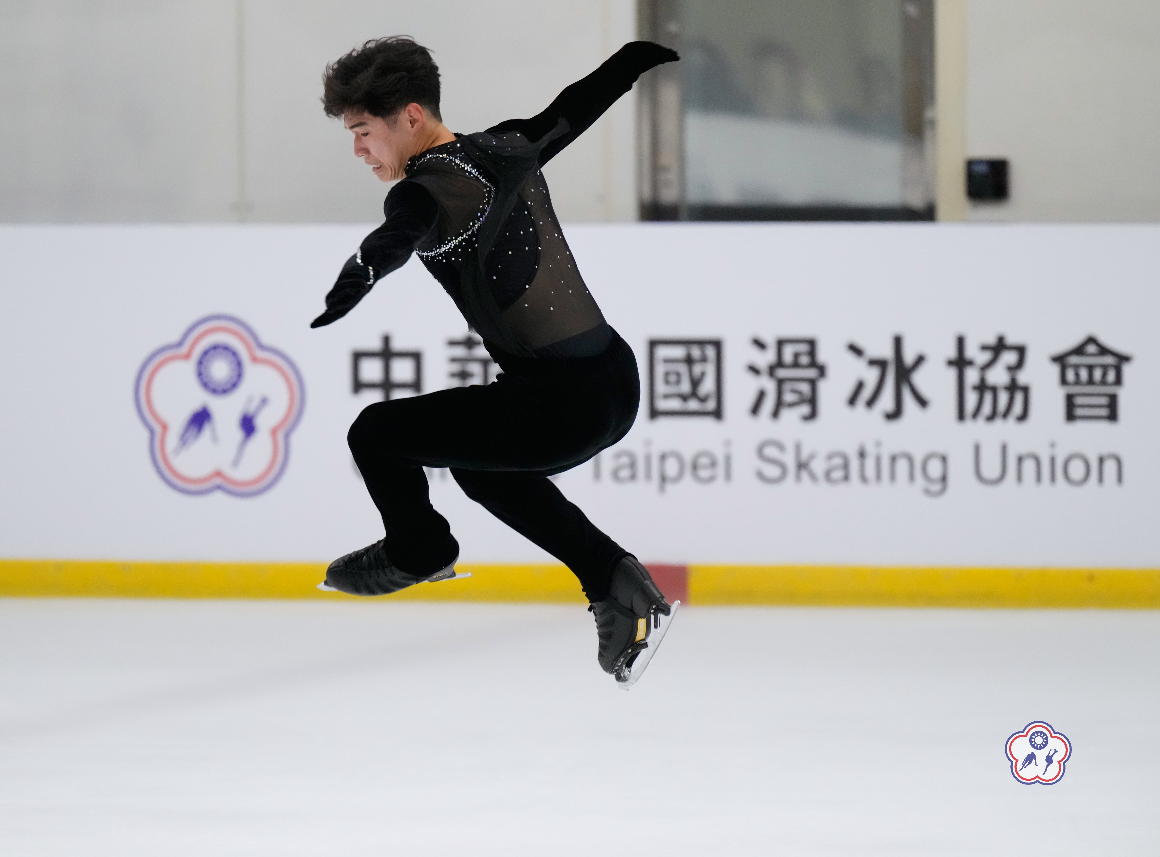 (圖)Chinese Taipei Figure Skating Championships junior men winner Li Yu-hsiang. (Photo provided by the Chinese Taipei Skating Union) 